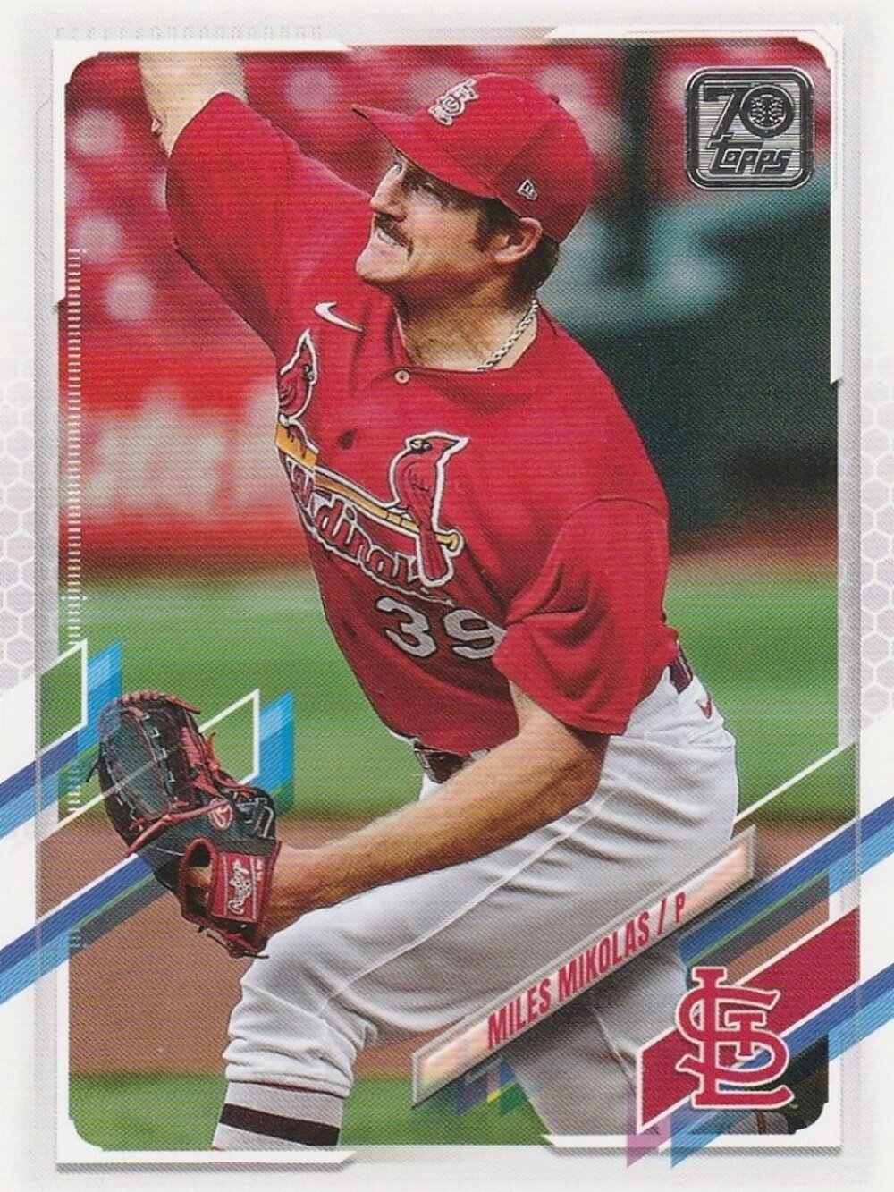 Miles Mikolas - 2021 Topps 70th Anniversary Series 1 MLB Baseball Card